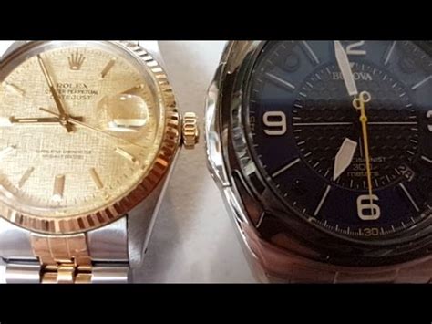 bulova that looks like rolex|Rolex vs Bulova.